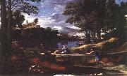 POUSSIN, Nicolas, Landscape with a Man Killed by a Snake af